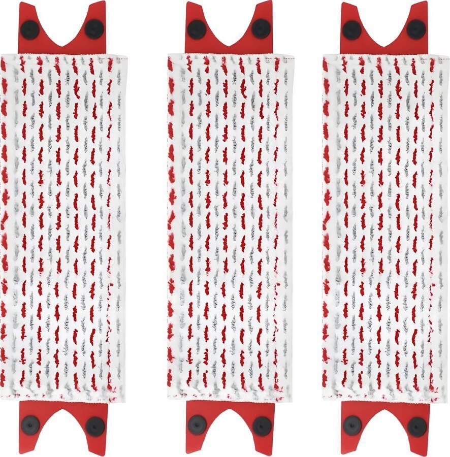 3x Dweil Navulling Mop geschikt voor Vileda UltraMax 2-in-1 UltraMat Microvezel wasbaar schoonmaak reinigen vervanging dweil mop doek