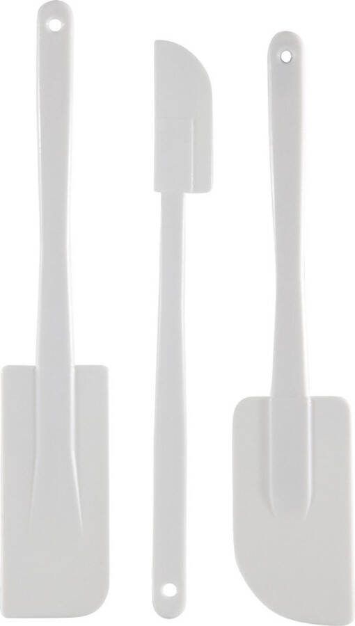 3x Pannenlikker pannenschraper wit Potlikker pottenkrabber Keuken benodigdheden accessoires
