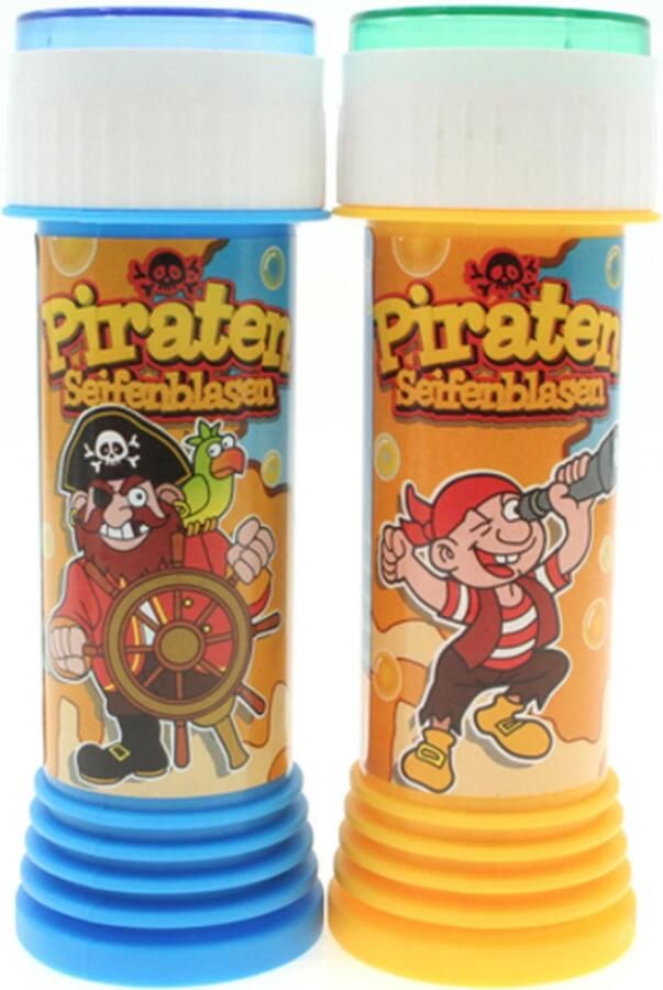 3x Piraten Bellenblaas 60gr Bellen blazen Buiten speelgoed Buiten spelen Zomer Verjaardagsfeestje +3 jaar Piraten Kinderen