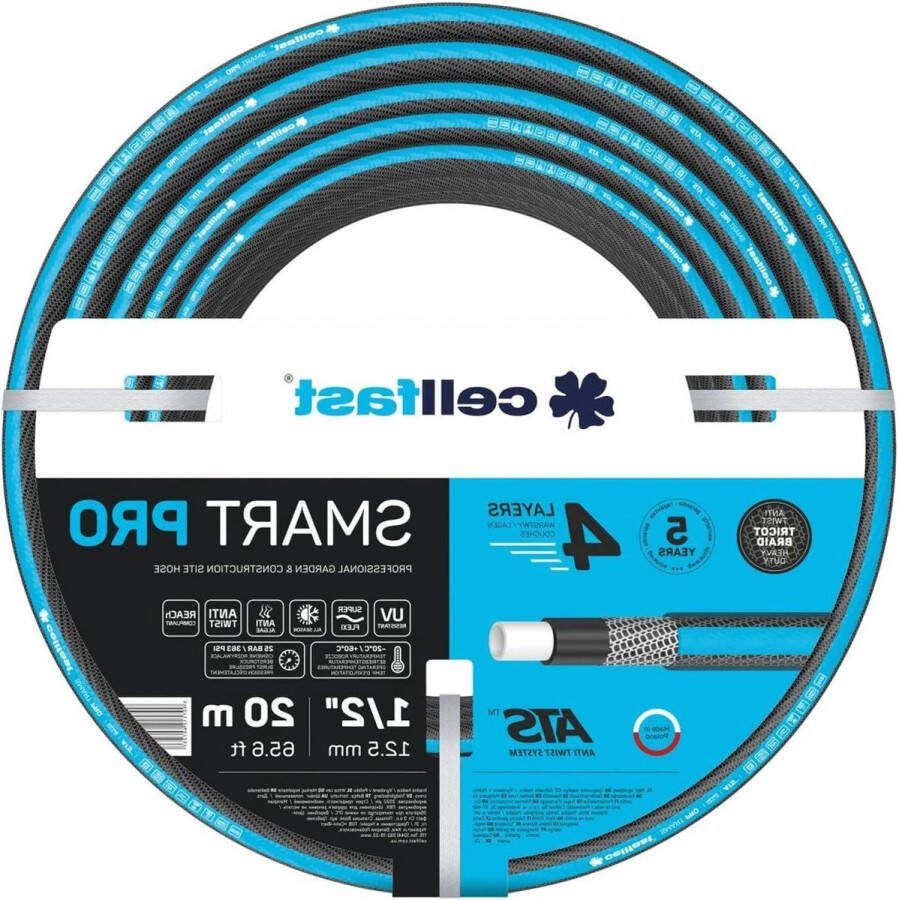 4-laags Tuinslang ATS tricot stof flexibel knikbestendig UV- en algenbestendig 1 2 inch 20 m 30 m Beste keuze Hoge kwaliteit