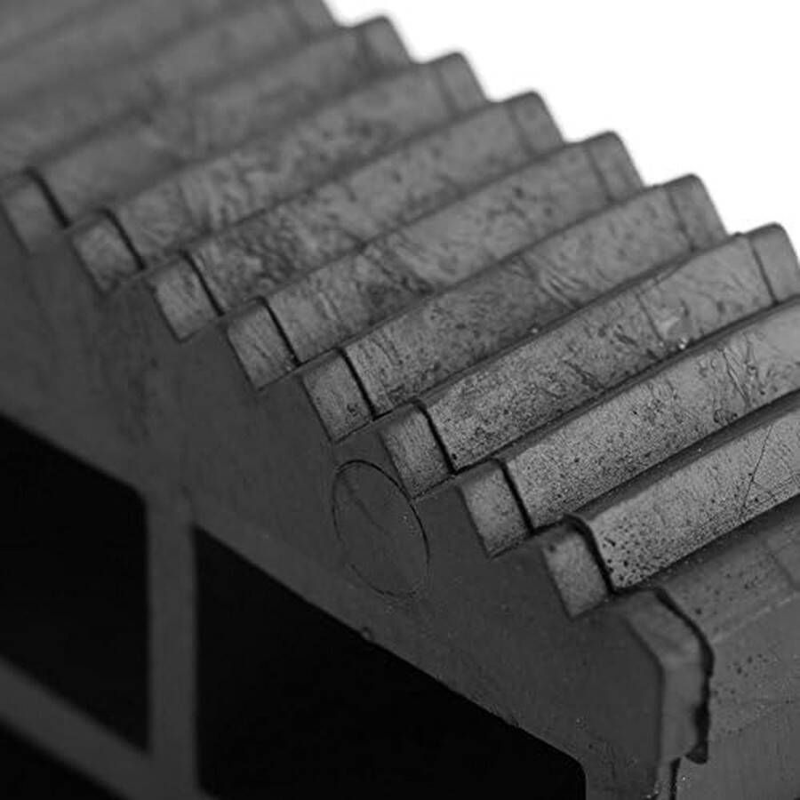 4 stuks antislip vervangende rubberen voetjes laddervoeten van rubber antislip vervangende trapladder voeten voor ladders zwart
