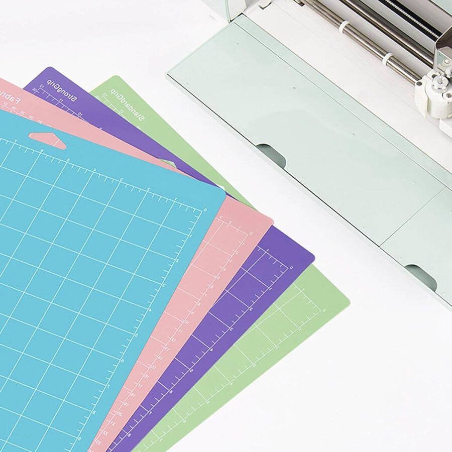 4 stuks snijmatten voor Cricut Explore One Air Air 2 Maker StandardGrip LightGrip StrongGrip FabricGrip Antislip duurzame ambachtelijke mat vervangende accessoires