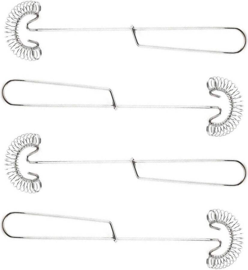 4 stuks spiraalklopper garde van roestvrij staal hoogwaardige garde handmatig springspoel eigroom pastaroerder bakgereedschap