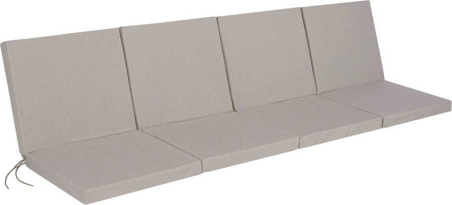 Talen Buitenmeubelen voor 4-zitsbank Zeist en 4-zitsbank Lisse Bankkussen Taupe 220x96x6cm