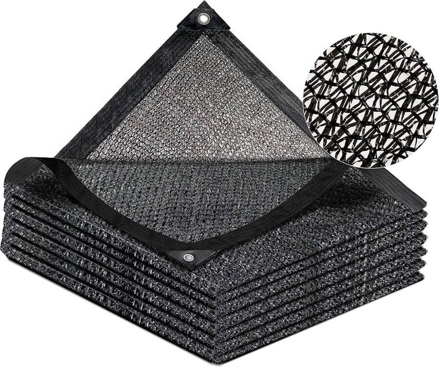 40% schaduwstof met ringen 2 x 6 m tuinmas schaduwzeil HDPE zonweringsnet uv-bestendig net voor broeikasafdekking terras planten bloemen kippenhok en carport