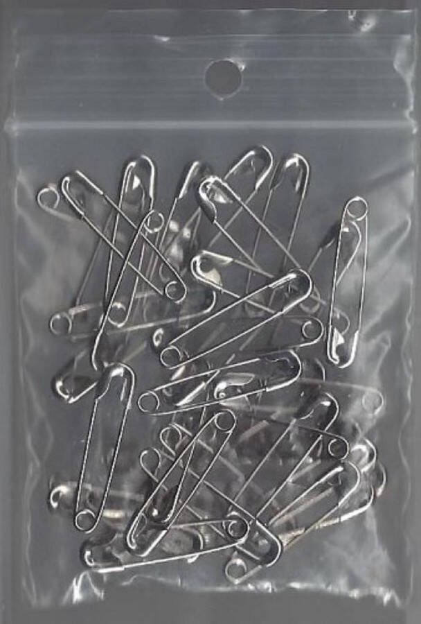 40 veiligheidsspeldjes zilver nikkel veiligheidsspelden spelden 26 mm 2 6 cm