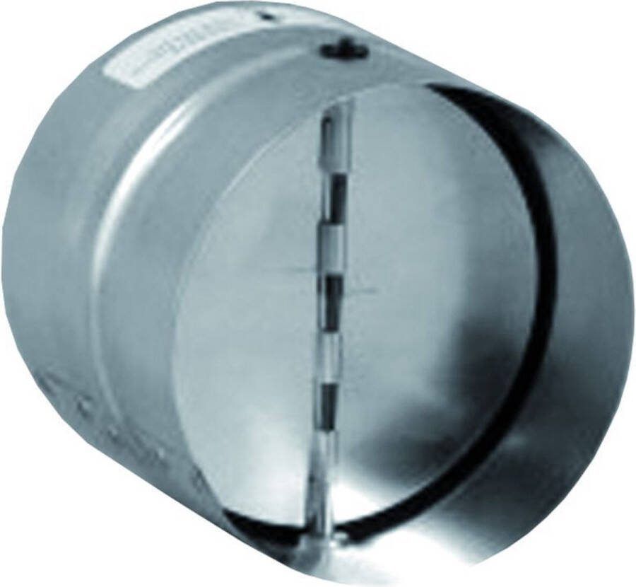 Doeco Luchtafvoer Vlinderklep Metaal 125 mm kleur Wit