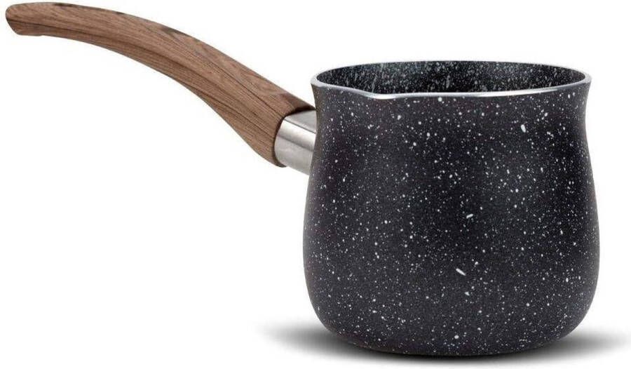 430 ml Turkse koffiepot met granieten coating voor bereiding Smeltkroes met koffie met Turkse invloeden Koffiepot
