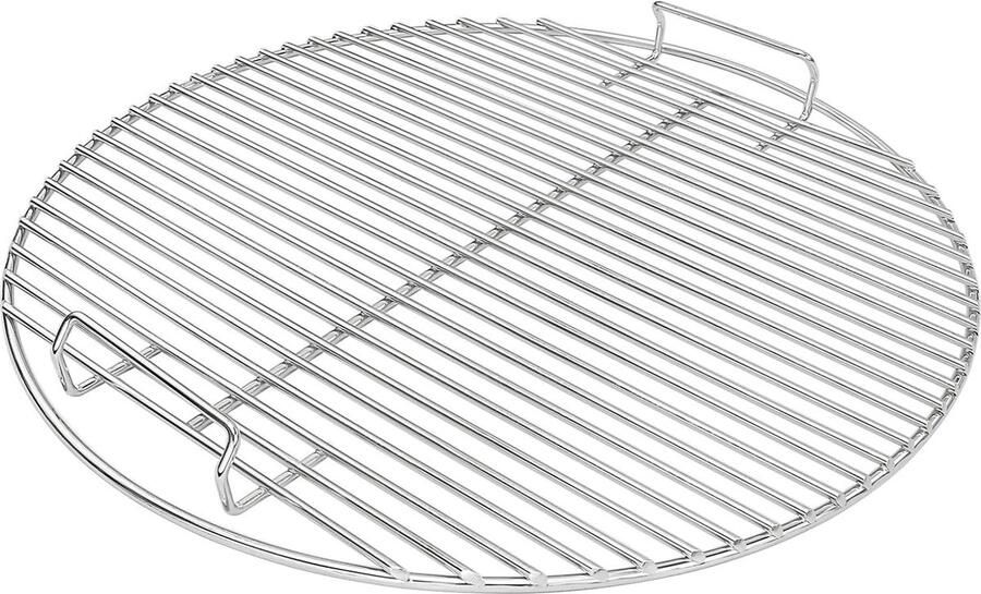 44 5 cm grillrooster rond 7432 kogelgrill onderdelen voor Weber 47 cm houtskoolgrill Bar-B-Kettle Smokey Mountain Cooker Smoker en One-Touch (44 5 cm grillrooster rond 7432)