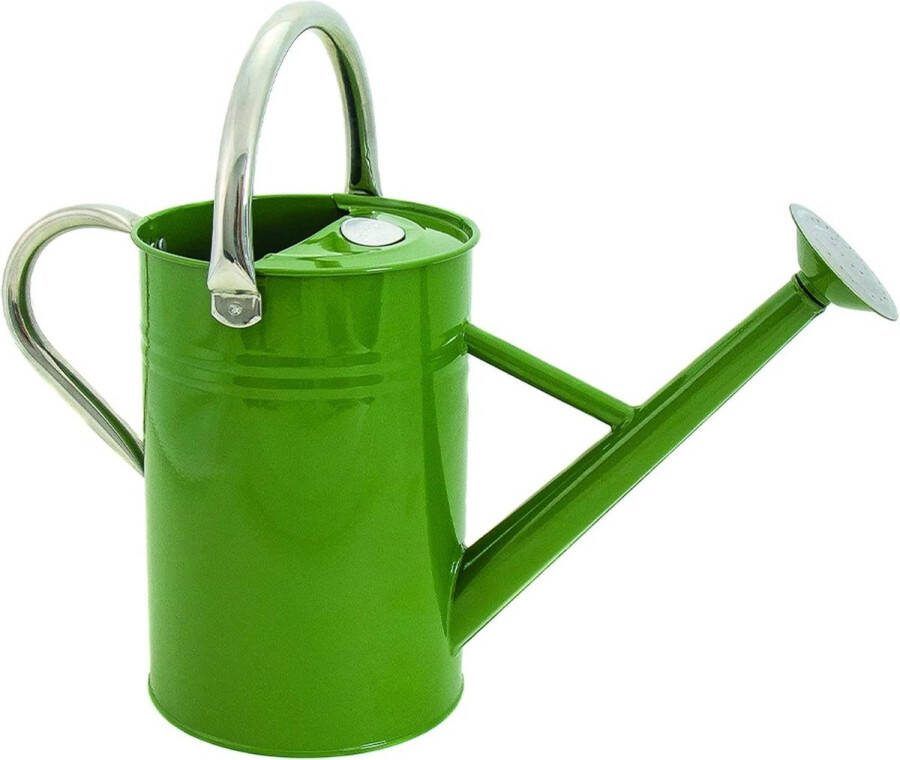 45 liter vintage gieter in olijfgroen – verzinkte stalen kan voor dagelijks gieten met 2 handgrepen Engelse stijl Watering Can