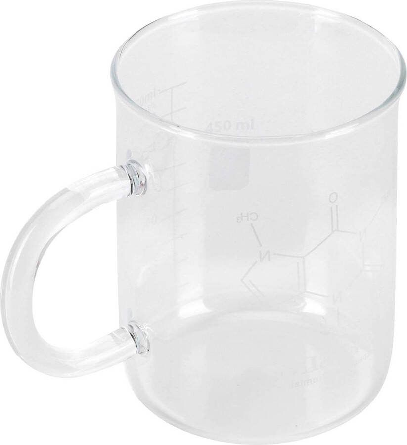 450 Ml Glazen Maatbeker Handvat Vloeistof Maatbeker Borosilicaatglas Maatschaal Koffie Thee