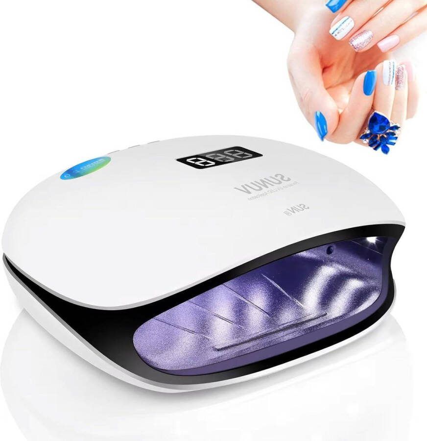 48 W UV-LED nageldroger met automatische sensor en LCD-display voor gelnagels draagbare nageldroger