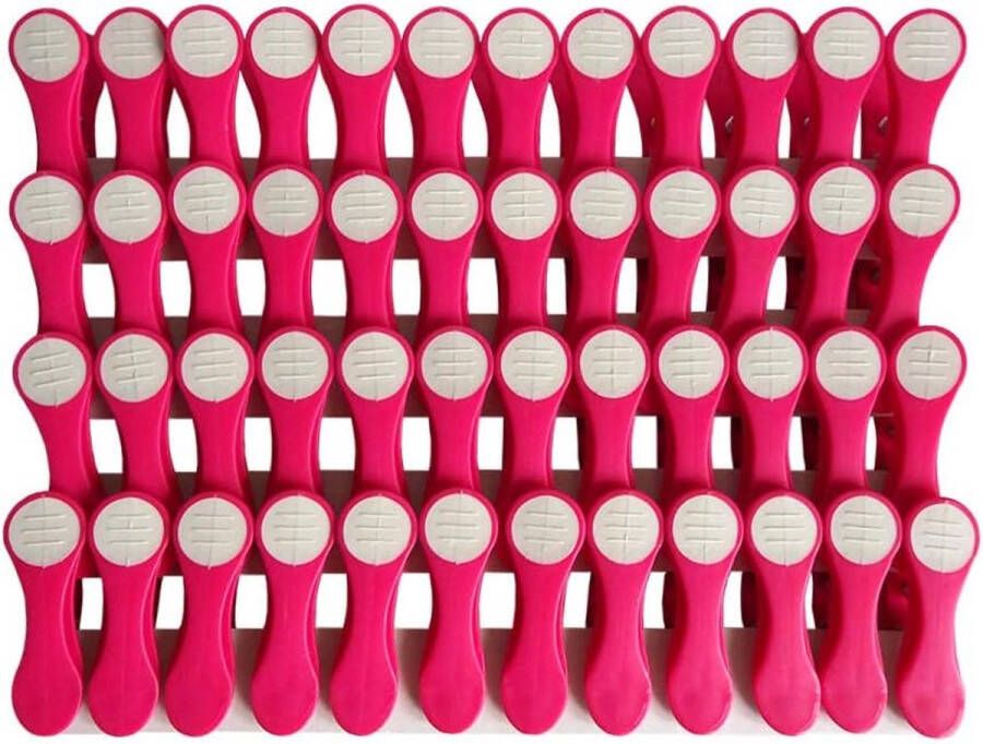 48 wasknijpers Soft Grip Soft Touch Softtouch (roze wit)