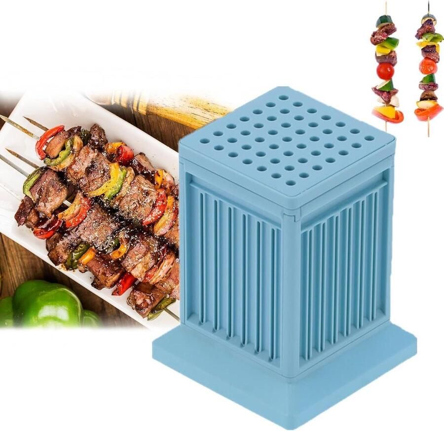 49-gaats vleesspiesmaker kebab maker gereedschap voor het maken van grillspiesen buitenkeuken accessoire