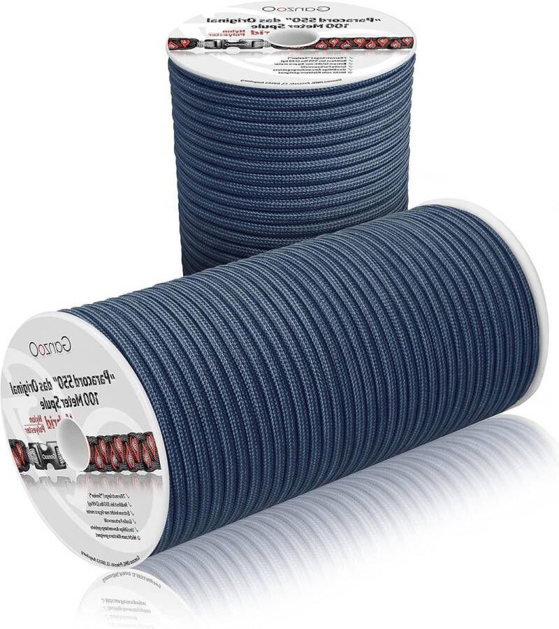 4mm Ø Paracord 550 touw nylon-polyester hybride type- armband hondenriem-hondenhalsband outdoor touw-campingkoord multifunctioneel touw 100 meter 250 kg breukbelasting