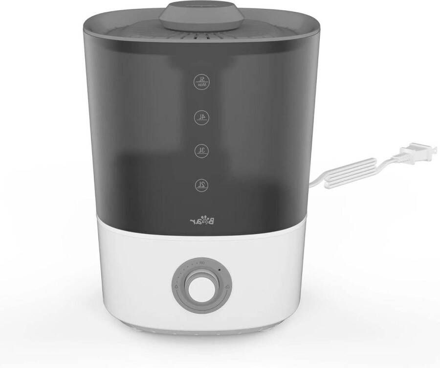 5 liter luchtbevochtiger directe bovenvulling geschikt voor planten en baby's 35 uur gebruiksduur automatische uitschakeling zeer stil gemakkelijk te reinigen babyluchtreiniging