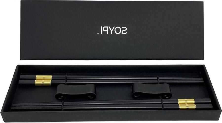 5 paar Soypi eetstokjes voor vaatwasser Japanse herbruikbare glasvezel eetstokjes vaatwasmachinebestendig 24 cm antislip Chopsticks