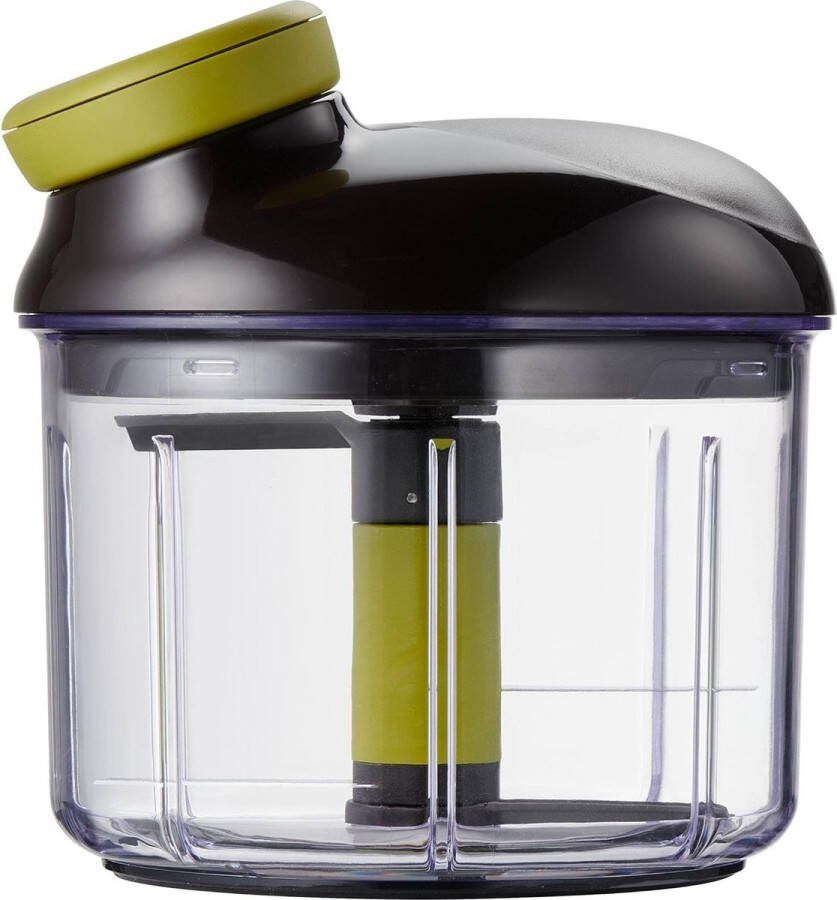 5 second Chopper K13204 handmatige hakmolen 900ml Simpel en snel 100% Energiebesparend Veilig Vergrendelsysteem Roestvrijstalen messen Vaatwasmachinebestendig