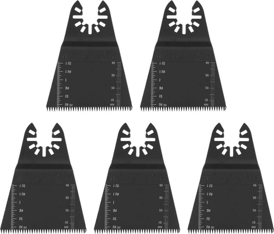 5 stuks 65 mm koolstofstaal zaagbladen voor multitool hout Kunststof Oscillerend blaadje oscillerende zaagbladen