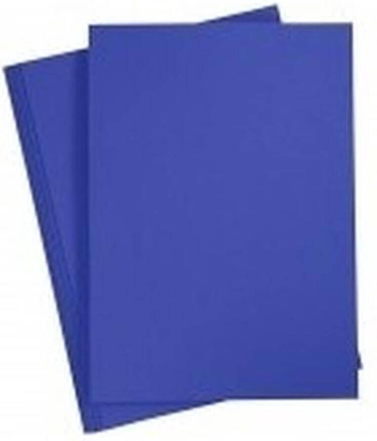 5 Stuks karton knutselvellen blauw Hobby papier Hobbymaterialen