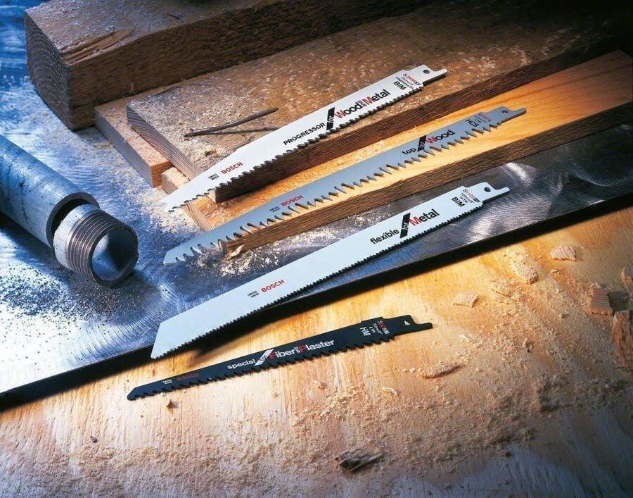 5 stuks reciprozaagbladen S 1542 K Top for Wood 240 x 19 x 15 mm accessoire reciprozaag