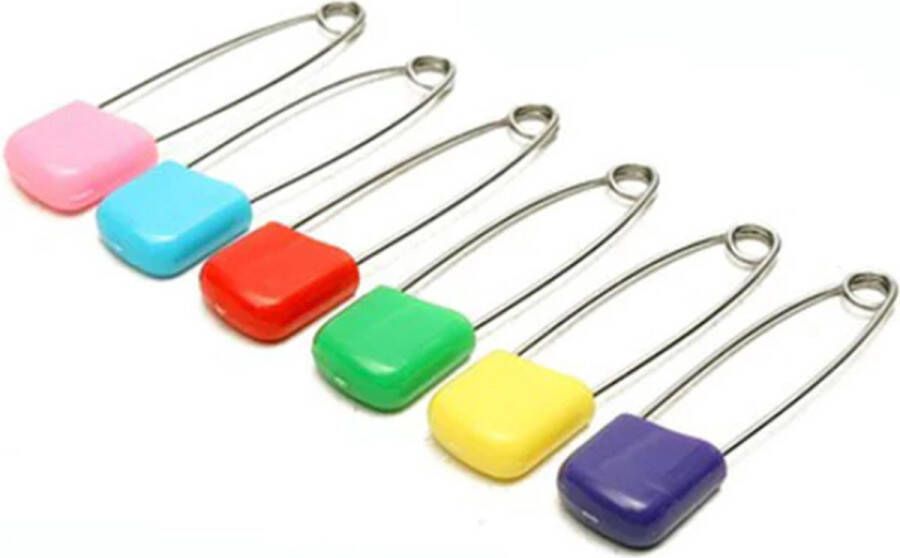 5 x Veiligheidsspelden Met Beschermkap Multikleur 5 2 CM Luier Speld Katoenen Luier Baby Veiligheidsspeld Speld Baby Safety Pins