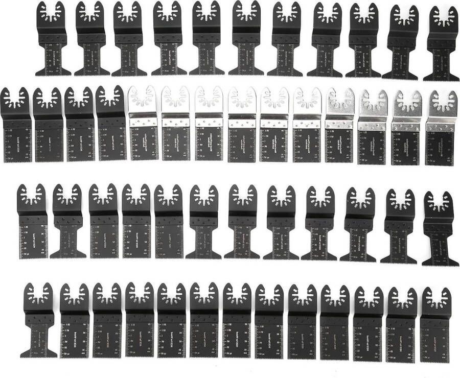 50-delig bimetaal oscillerende zaagbladen multitool snelspanner houtzaagbladen gereedschap-accessoires oscillerende zaagbladen