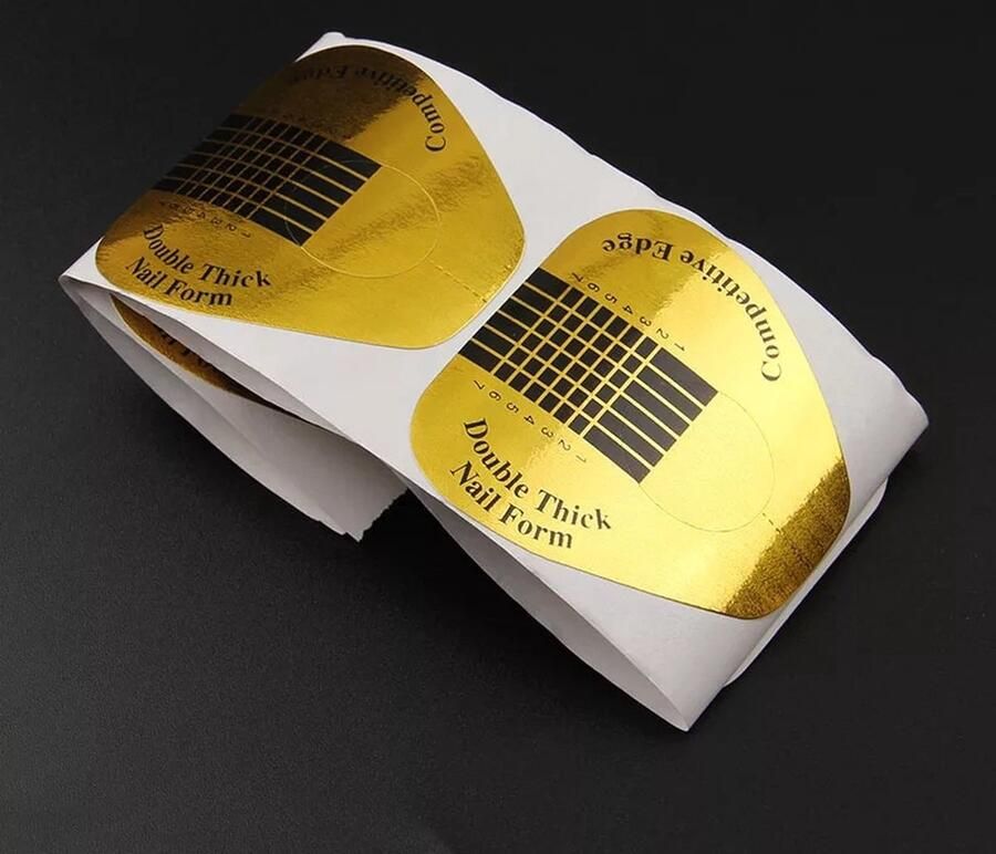 50 nagel verleng stickers Acryl Polygel Nagel gel sjablonen Manicure gellak Verlenging