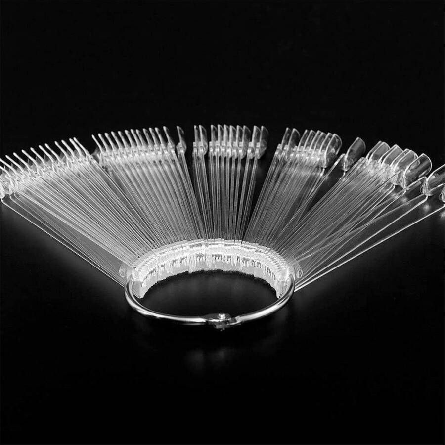 50 sticks kunstnagellak capsules praktische waaier nail art