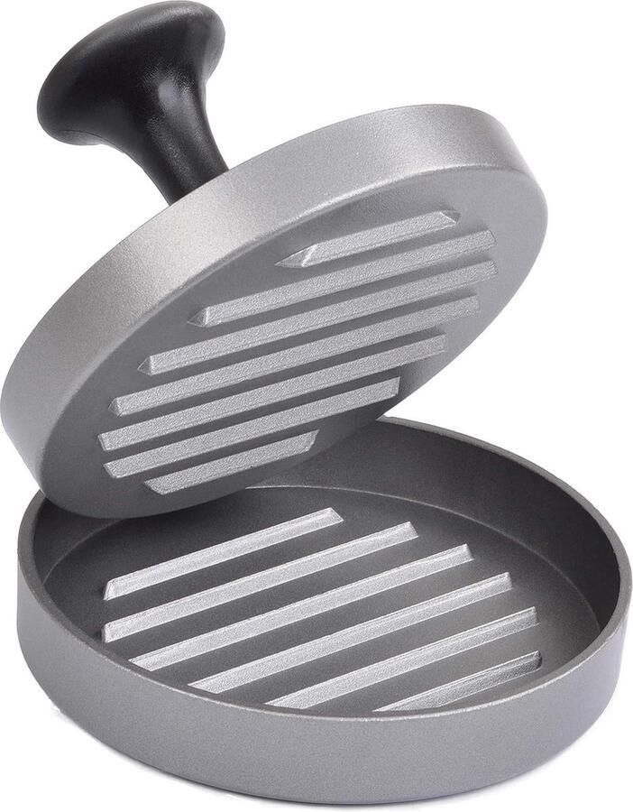 50 Vel Burgerpers met Bakpapier Gegoten Aluminium Hamburgerset Hamburger Patties BBQ Burgerpers met Antiaanbaklaag smash burger