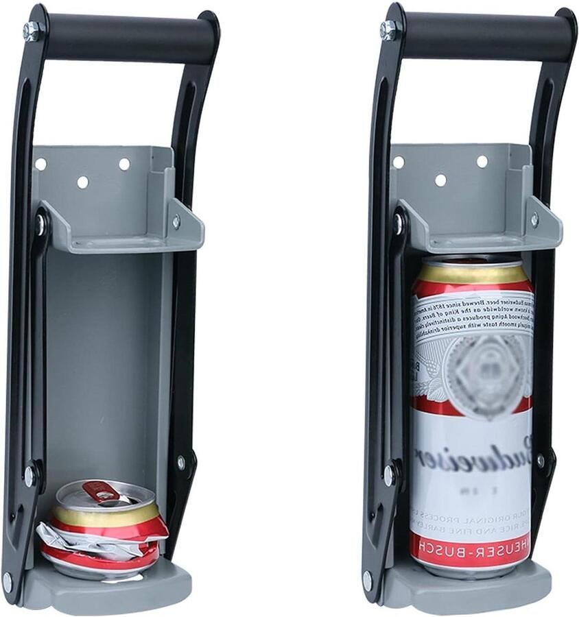 500ml Heavy Duty 16OZ Blikbreker Flesopener Wandmontage Aluminium Recycling Tool
