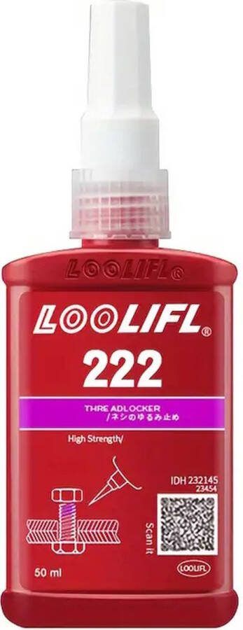 50ml schroefdraadborging. Schroefdraad borging Vloeibaar borgmiddel anaerobe lijm schroefdraadmiddel Vergelijkbaar met Loctite 222 lijmen van bouten schroeven moeren tapbouten etc