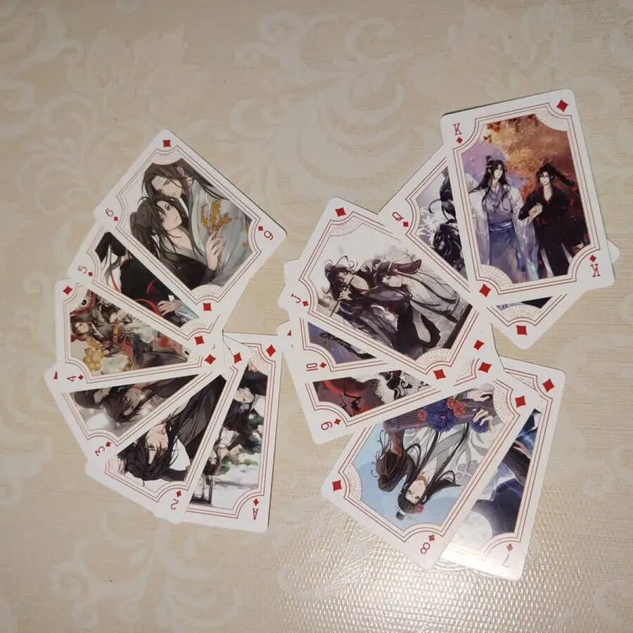 54 Stuks Pokerkaarten Animé Thema speelkaarten