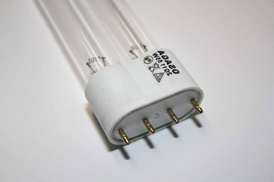 55 Watt UVC reservelamp 2G11 PL L voor oasevijvers vijverfilter met uvc lamp