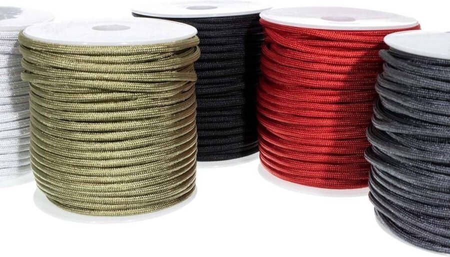 550 lbs Paracord Benodigdheden Type III Paracord Box Set 100 Voet Spoelen Survival en Outdoor Activiteiten
