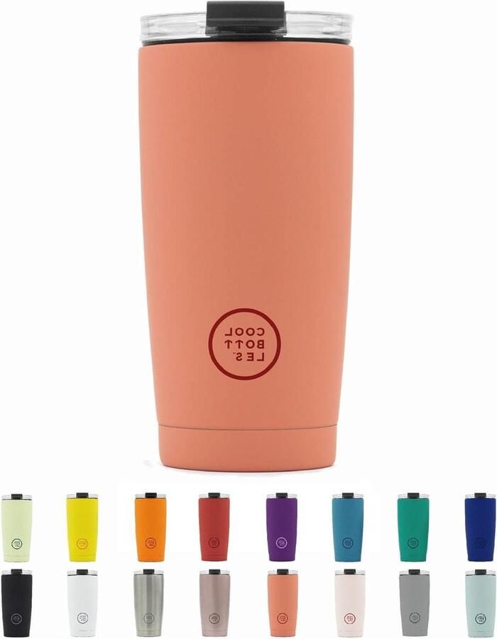 550 ml Roestvrijstalen Thermosfles Luchtdicht Koude en Warme Drank 10 uur koud 5 uur warm BPA Vrij Pastel Coral