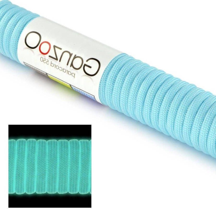 550 Paracord touw voor armband-riem-halsband nylon touw 30 meter oplichtend