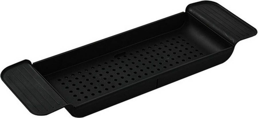 55.6 ×17.9 × 5.3cm Badplank Uitschuifbaar Badrekje Voor Ligbad Badrek uitschuifbaar Luxe Badplank Badrek Tablethouder Uitschuifbaar badrekje Badplank voor in bad Verstelbaar Uitschuifbaar badrek Zwart Uitschuifbaar badrekje