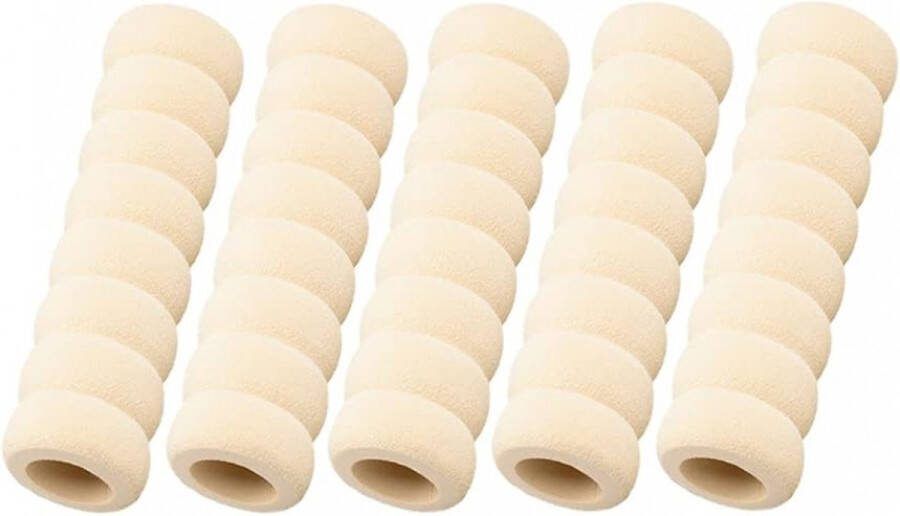 5stuks Deurstop Deurklink Beschermhoes Muurbeschermer Deurstopper Foam Deurstop Wit Beschermhoes voor deurklink