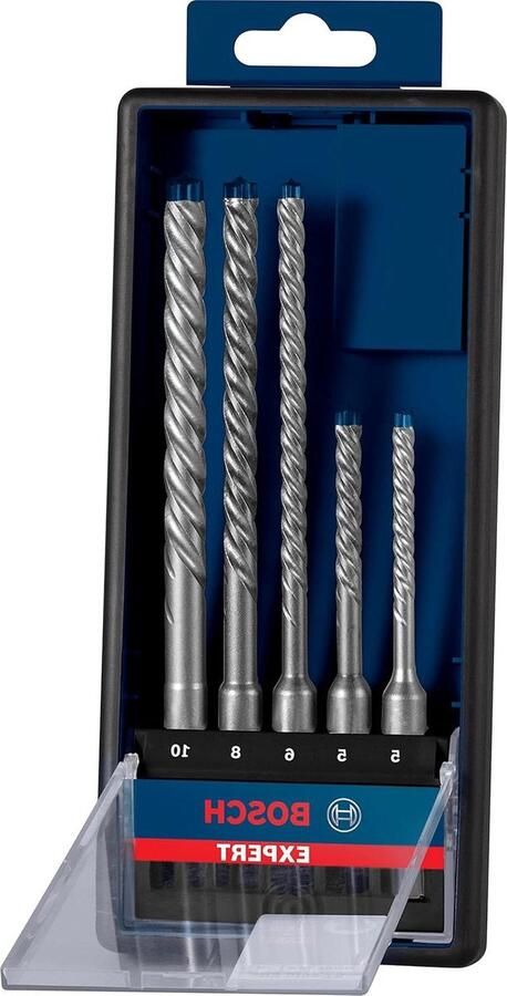 5x SDS plus-7X hamerboorset Zachte steen Harde steen Ø 5-10 mm Professionele Accessoires Boorhamer
