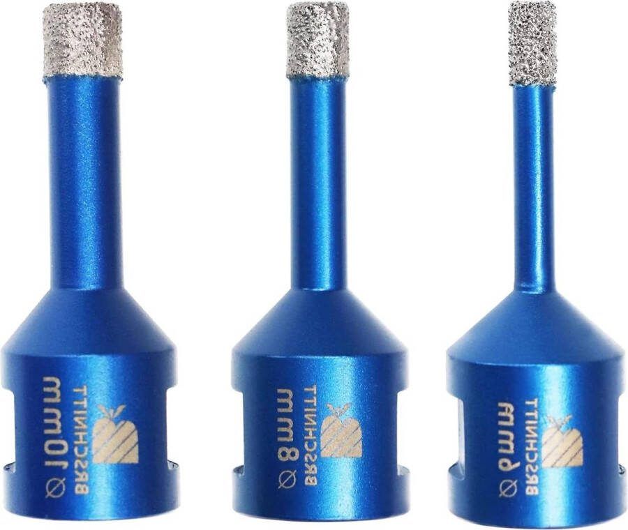 6-8-10 mm M14 Vacuüm Gelaste Diamantboor voor Tegels Fijnsteengoed Keramiek Marmer Graniet