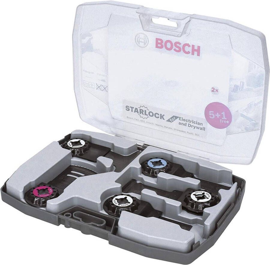 6-delige Starlock Invalzaagbladenset voor hout en metaal accessoires voor multitool