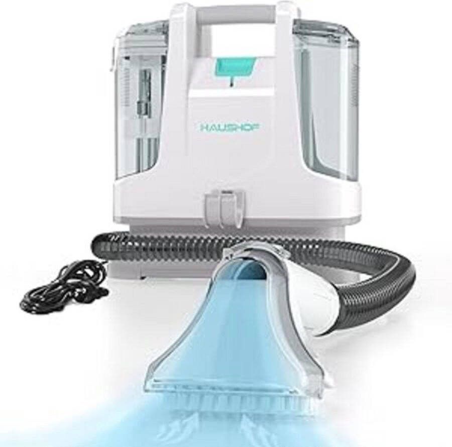 6 in 1- Tapijtreiniger Vlekkenreiniger Stofzuiger Autobekleding Reiniger Meubelreiniger Reinigingsmachine Draagbaar Dubbele watertank 2 zuigmonden