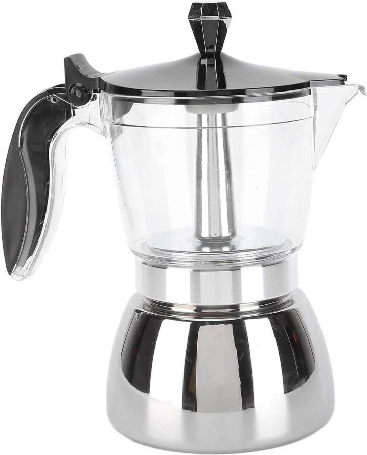 6 Kopjes Roestvrijstalen Italiaanse Achthoekige Koffiepot Huishoudelijke Brouwkoffie Mokapot Koffiepot