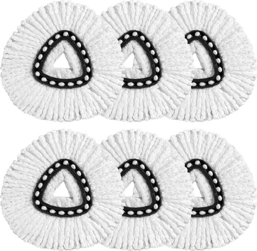 6-Pack Mop Pads Voor Efficiënte Vloerreiniging