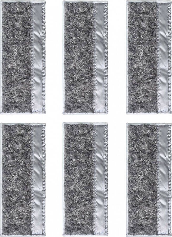 6-pack Pads voor droog dweilen Geschikt voor Irobot Braava M6 Wasbare pads nat dweilen Robot Mop Vervanging Accessoires Herbruikbare dweilpads niet origineel dweilen pads