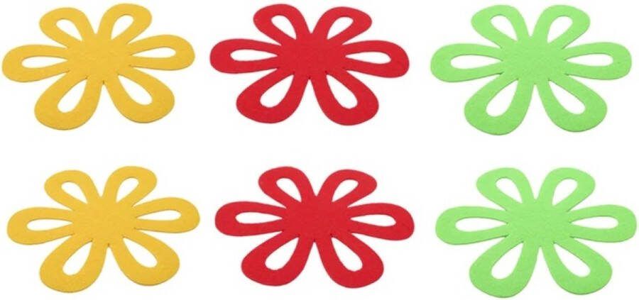 MerkIoos 6 Stuks Panbeschermers – 3 Maten – Anti-Kras – Bloemen – Kookgerei Beschermen – Pannen – Potten – Voorkomt Krassen – Duurzaam – Handig – Keuken – Praktisch – Decoratief – Efficiënt – Verschillende Maten