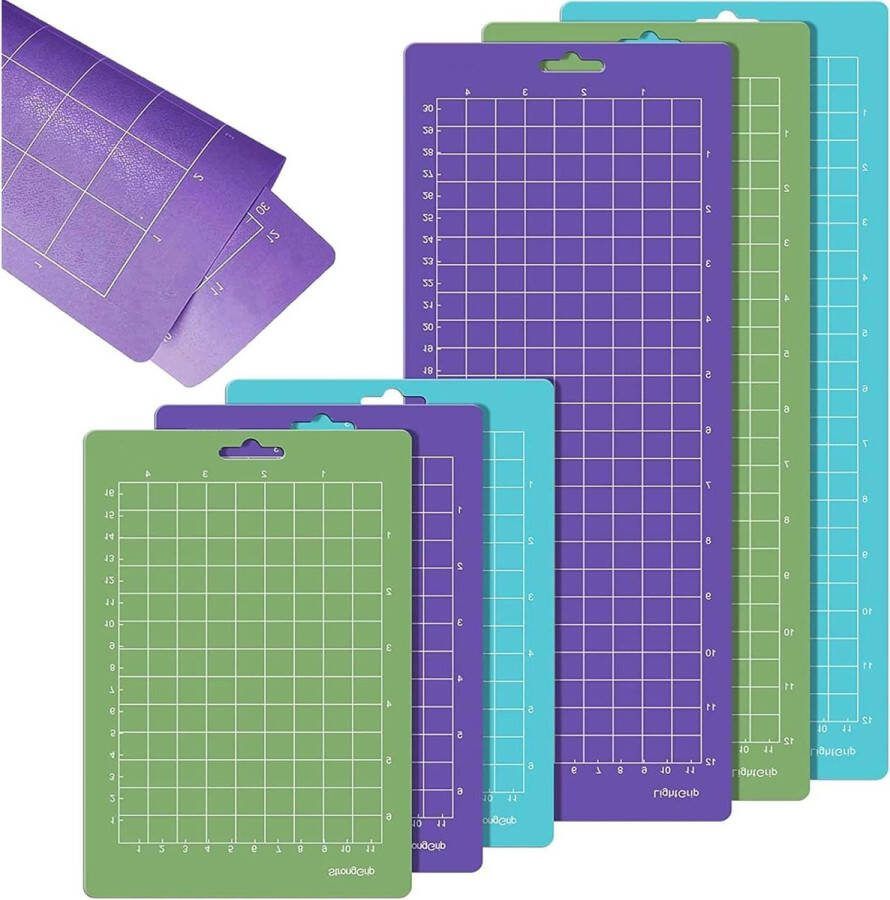 6 stuks snijmat 115 x 305 cm + 115 x 165 cm voor Cricut Joy Standardgrip antislip en duurzaam