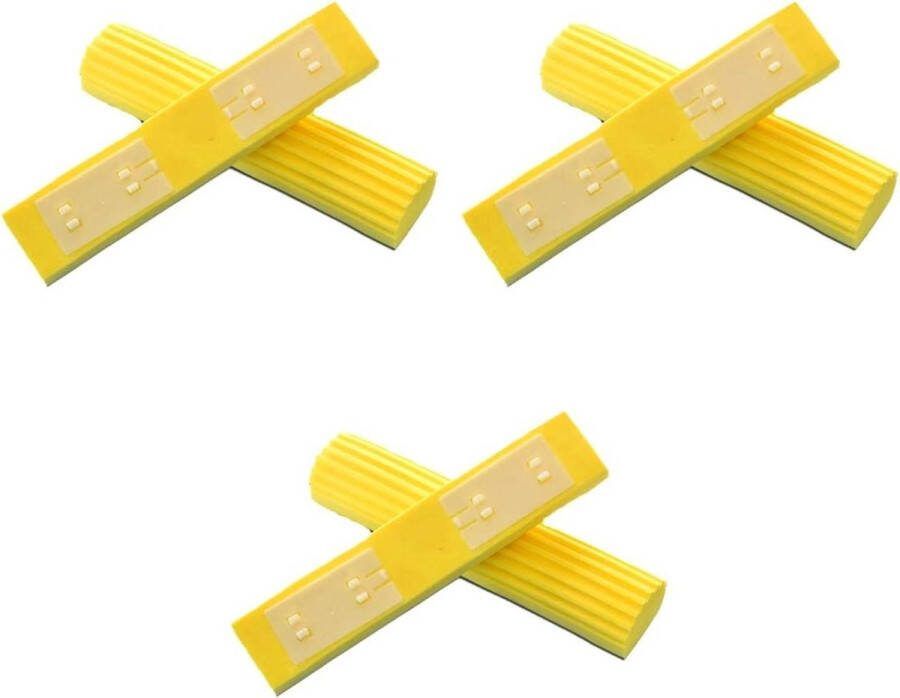 6 stuks spons mop hoofd vervanging Roller mop Head Refill voor vloerreiniging dweil hoofd reinigingsaccessoires voor thuiskeuken