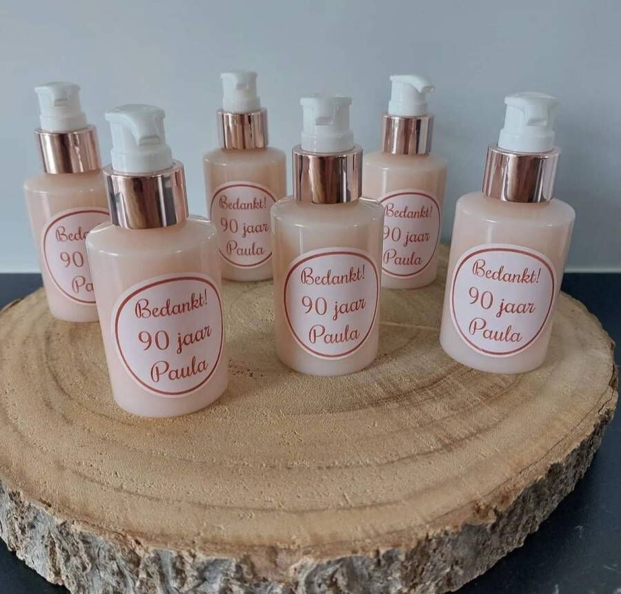 6 zeeppompjes goud metallic pompje 100 ml- vulling gepersonaliseerd- kleur zeep te kiezen- doopsuiker- communie-feest